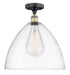 Innovations - 616-1F-BAB-GBD-162 - One Light Semi-Flush Mount - Edison - Black Antique Brass