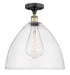 Innovations - 616-1F-BAB-GBD-164 - One Light Semi-Flush Mount - Edison - Black Antique Brass