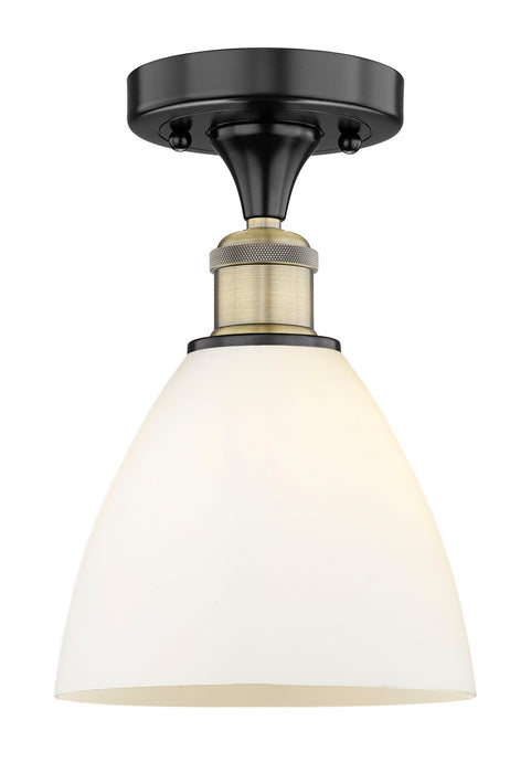 Innovations - 616-1F-BAB-GBD-751 - One Light Semi-Flush Mount - Edison - Black Antique Brass