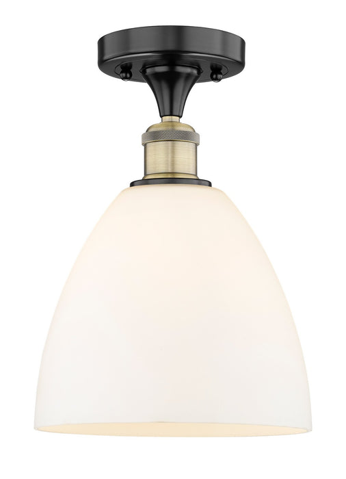 Innovations - 616-1F-BAB-GBD-91 - One Light Semi-Flush Mount - Edison - Black Antique Brass