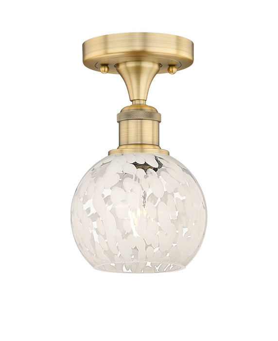 Innovations - 616-1F-BB-G1216-6WM - LED Semi-Flush Mount - Edison - Brushed Brass