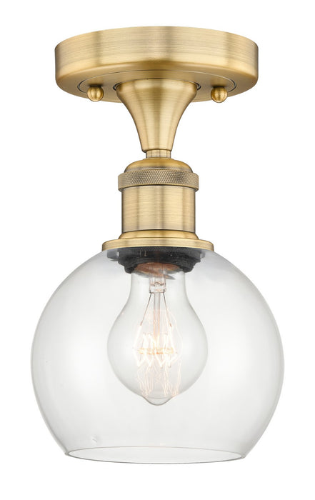 Innovations - 616-1F-BB-G122-6 - One Light Semi-Flush Mount - Edison - Brushed Brass