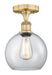 Innovations - 616-1F-BB-G122-8 - One Light Semi-Flush Mount - Edison - Brushed Brass