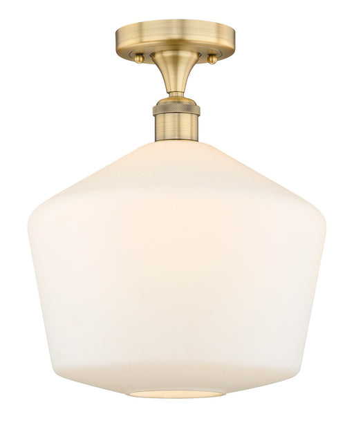 Innovations - 616-1F-BB-G651-12 - One Light Semi-Flush Mount - Edison - Brushed Brass