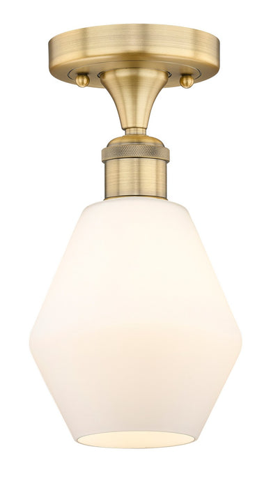 Innovations - 616-1F-BB-G651-6 - One Light Semi-Flush Mount - Edison - Brushed Brass