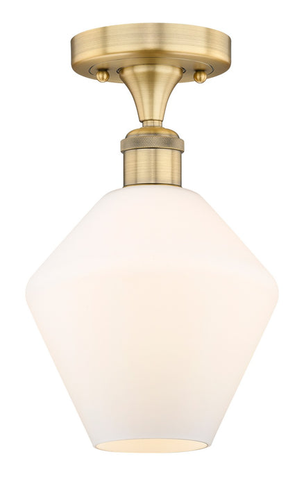 Innovations - 616-1F-BB-G651-8 - One Light Semi-Flush Mount - Edison - Brushed Brass