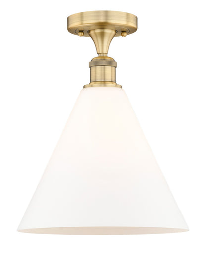 Edison One Light Semi-Flush Mount