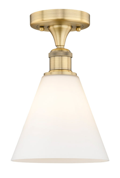 Innovations - 616-1F-BB-GBC-81 - One Light Semi-Flush Mount - Edison - Brushed Brass