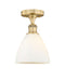 Innovations - 616-1F-BB-GBD-751 - One Light Semi-Flush Mount - Edison - Brushed Brass