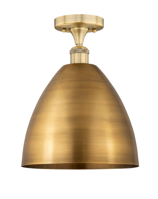 Innovations - 616-1F-BB-MBD-12-BB - One Light Semi-Flush Mount - Edison - Brushed Brass