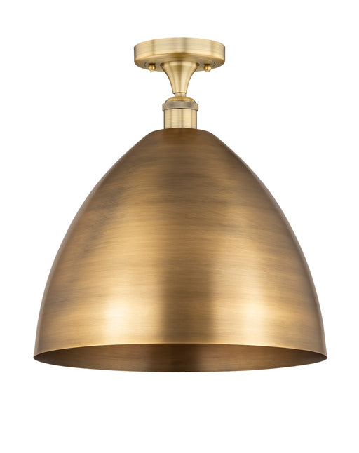 Innovations - 616-1F-BB-MBD-16-BB - One Light Semi-Flush Mount - Edison - Brushed Brass