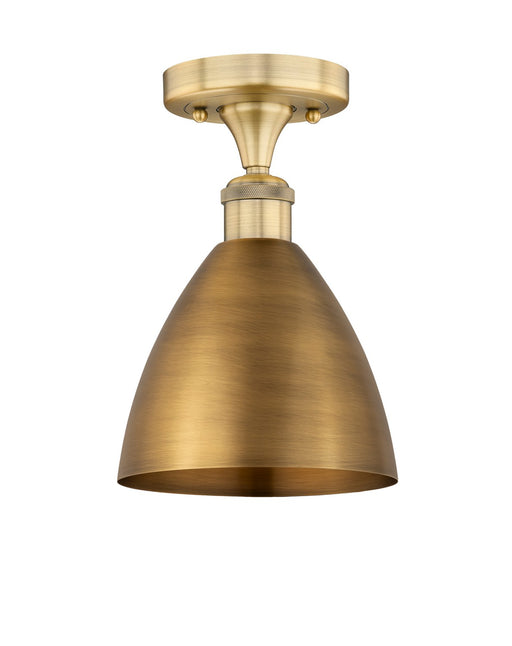 Innovations - 616-1F-BB-MBD-75-BB - One Light Semi-Flush Mount - Edison - Brushed Brass