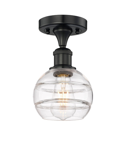 Edison One Light Semi-Flush Mount