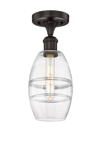 Edison One Light Semi-Flush Mount