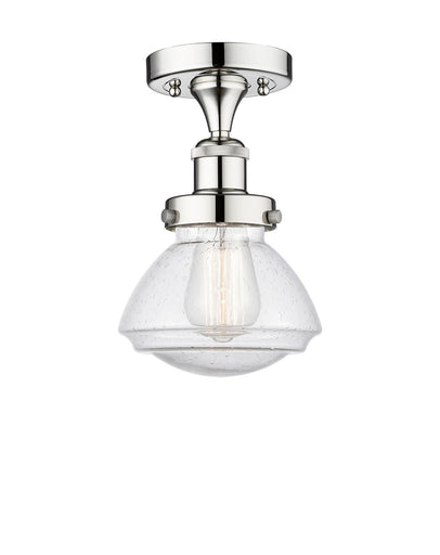 Edison One Light Semi-Flush Mount