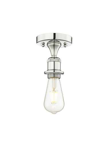 Edison One Light Semi-Flush Mount