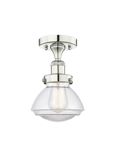 Edison One Light Semi-Flush Mount