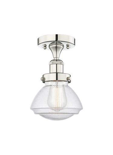 Edison One Light Semi-Flush Mount