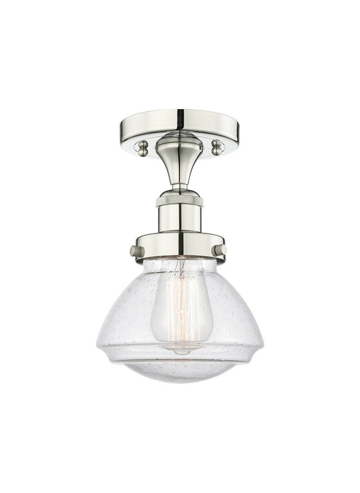 Innovations - 616-1F-PN-G324 - One Light Semi-Flush Mount - Edison - Polished Nickel