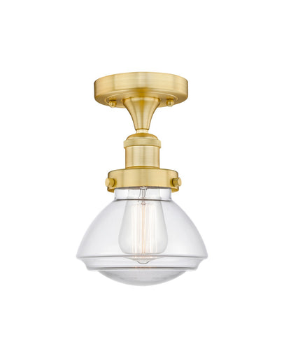 Edison One Light Semi-Flush Mount