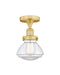 Innovations - 616-1F-SG-G322 - One Light Semi-Flush Mount - Edison - Satin Gold