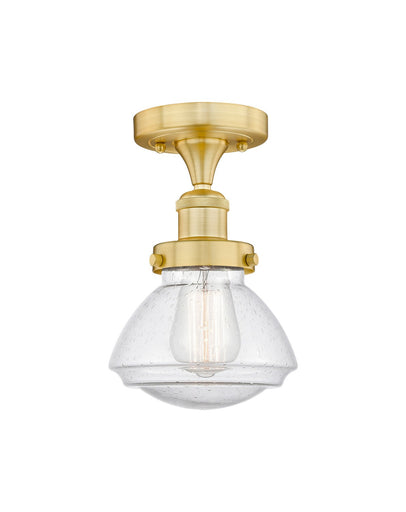 Edison One Light Semi-Flush Mount