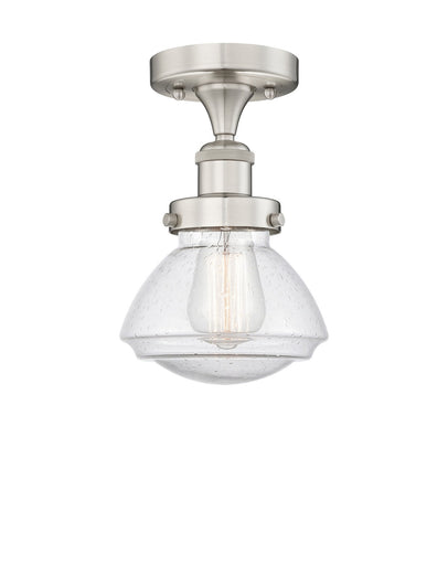 Edison One Light Semi-Flush Mount