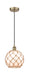 Innovations - 616-1P-AB-G121-10RB - One Light Mini Pendant - Edison - Antique Brass