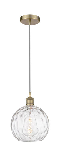 Edison One Light Mini Pendant Antique Brass