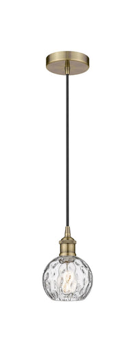 Edison One Light Mini Pendant Antique Brass