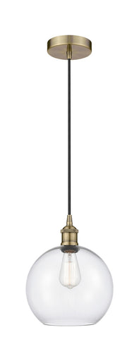 Edison One Light Mini Pendant Antique Brass