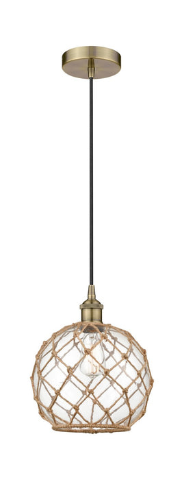 Innovations - 616-1P-AB-G122-10RB - One Light Mini Pendant - Edison - Antique Brass