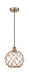 Innovations - 616-1P-AB-G122-10RB - One Light Mini Pendant - Edison - Antique Brass