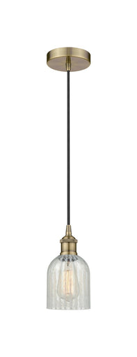 Edison One Light Mini Pendant Antique Brass