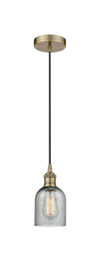 Edison One Light Mini Pendant Antique Brass