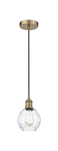 Edison One Light Mini Pendant Antique Brass