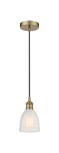 Edison One Light Mini Pendant Antique Brass