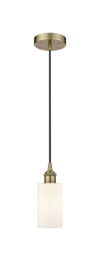 Edison One Light Mini Pendant Antique Brass