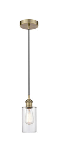 Edison One Light Mini Pendant Antique Brass