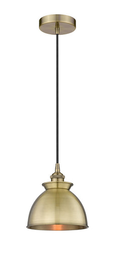 Edison One Light Mini Pendant Antique Brass