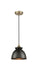 Innovations - 616-1P-AB-M14-BK - One Light Mini Pendant - Edison - Antique Brass