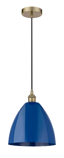 Edison One Light Mini Pendant Antique Brass