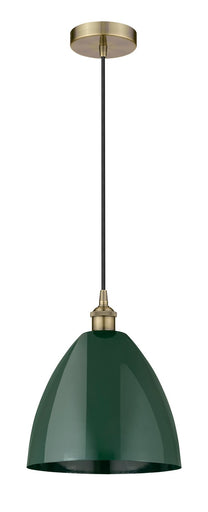 Edison One Light Mini Pendant Antique Brass