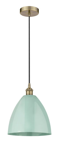 Edison One Light Mini Pendant Antique Brass