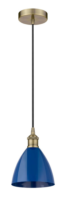 Innovations - 616-1P-AB-MBD-75-BL - One Light Mini Pendant - Edison - Antique Brass