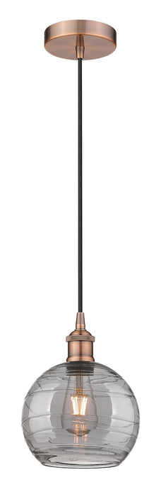 Innovations - 616-1P-AC-G1213-8SM - One Light Mini Pendant - Edison - Antique Copper