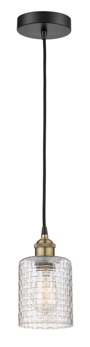 Innovations - 616-1P-BAB-G112C-5CL - One Light Mini Pendant - Edison - Black Antique Brass