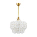 Troy Lighting - F2124-VGL - Six Light Chandelier - Jacik - Vintage Gold Leaf