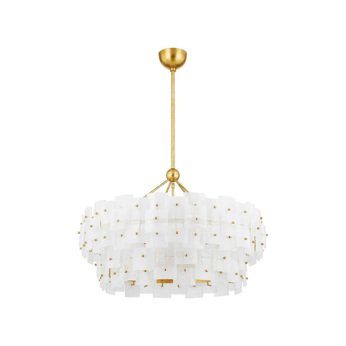 Troy Lighting - F2136-VGL - Eight Light Chandelier - Jacik - Vintage Gold Leaf