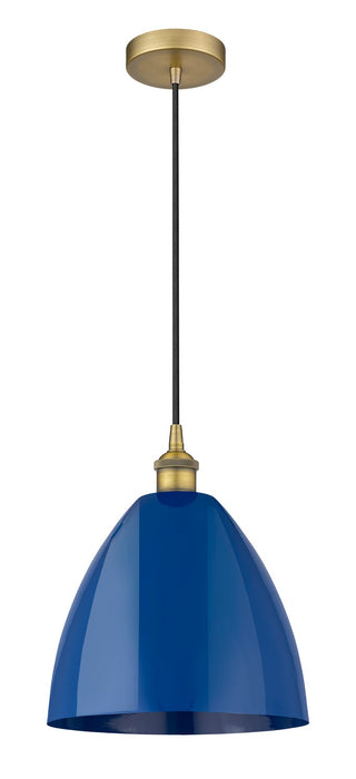 Innovations - 616-1P-BB-MBD-12-BL - One Light Mini Pendant - Edison - Brushed Brass
